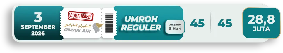 Umroh September 2026 Tambahan